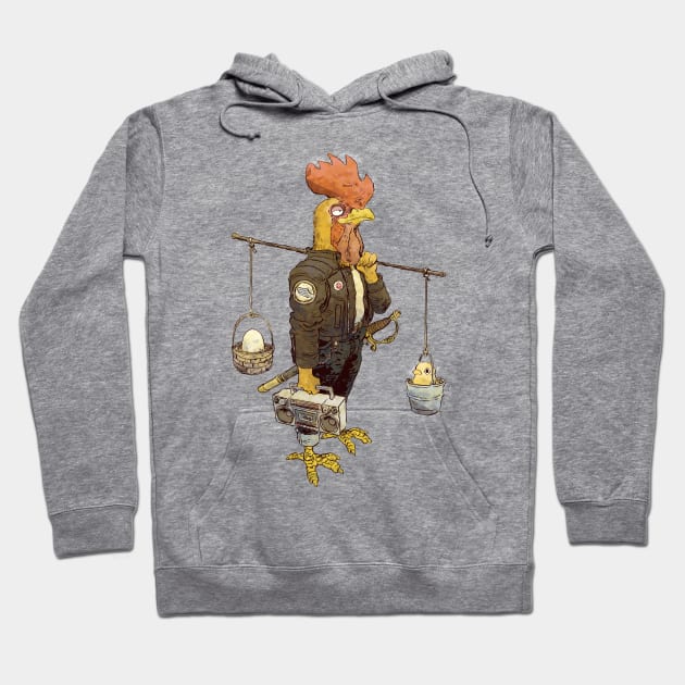 Big Daddy Rooster Hoodie by jesse.lonergan